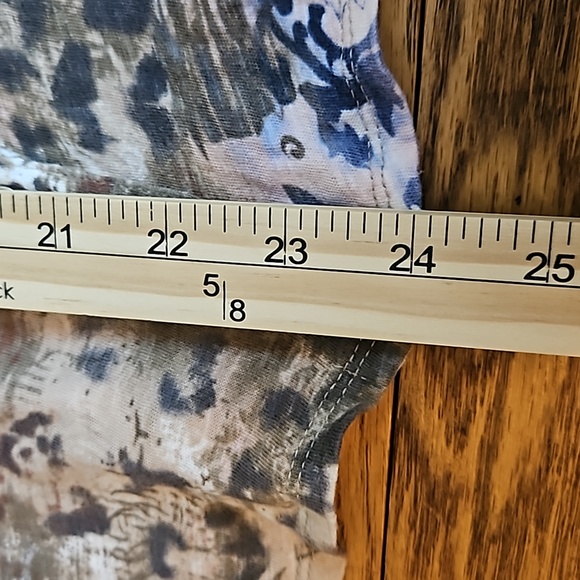 Soft Surroundings Long Sleeved Embellished Button Down Shirt - Picture 9 of 10